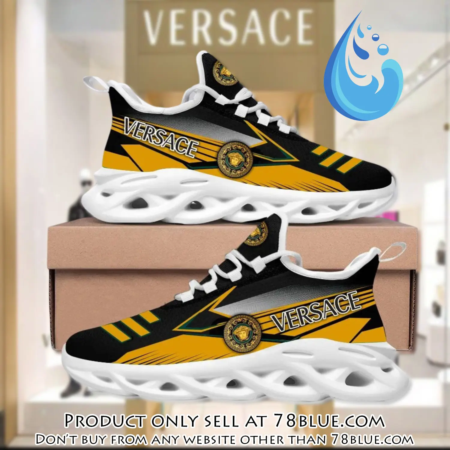 Versace medusa max soul shoes luxury brand gifts for men women 78b0536227